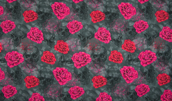 Jersey "Romantic Sculls" dunkelgrau (10 cm)