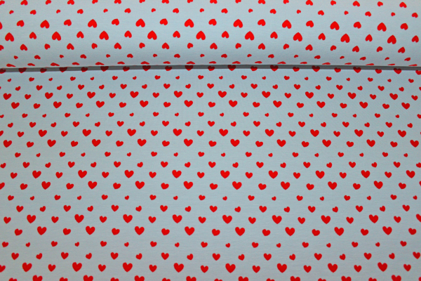 Jersey Painted Hearts grau (10 cm)