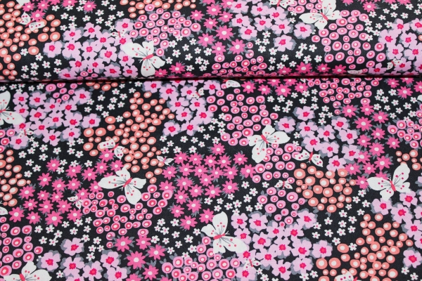 Designerbaumwolle Flutter Fleur (10 cm)