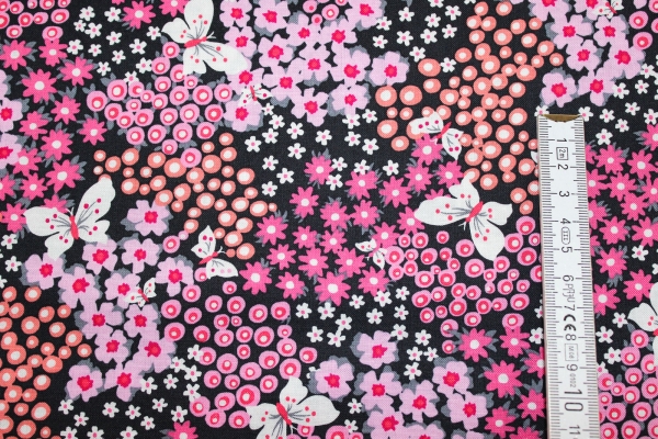 Designerbaumwolle Flutter Fleur (10 cm)