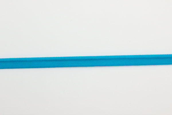 Paspelband elastisch türkis (1 m)