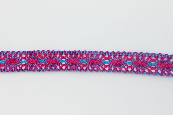 Einsatzspitze pink/blau (1 m)