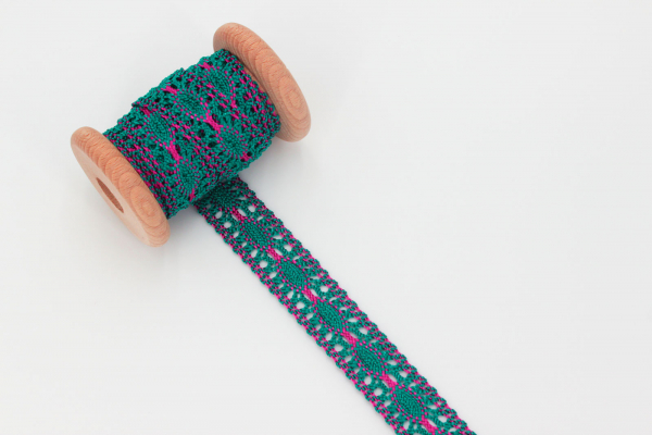 Einsatzspitze grünpetrol/pink (1 m)