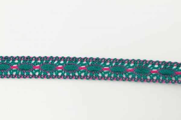 Einsatzspitze grünpetrol/pink (1 m)