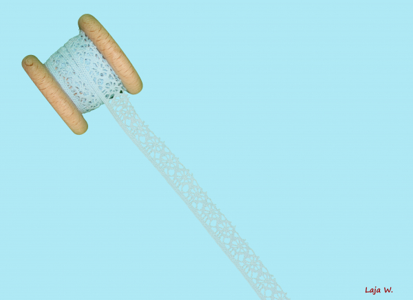 Häkelborte hellblau (1 m)