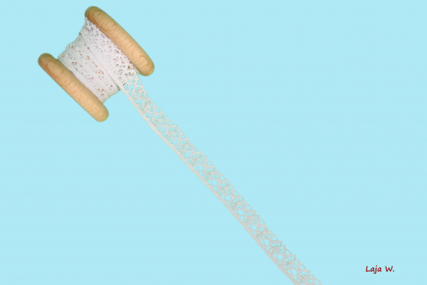 Häkelborte weiß (1 m)