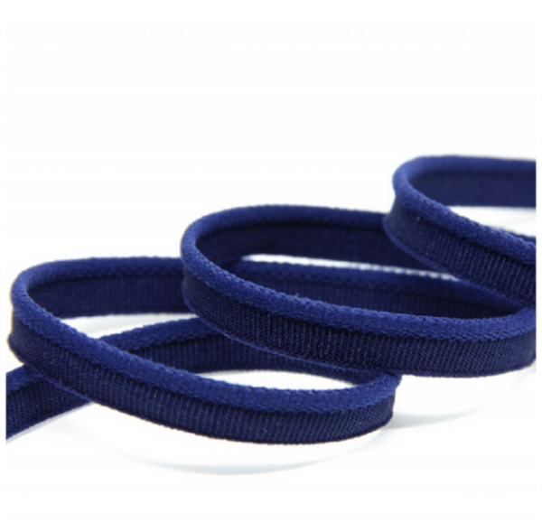 Paspelband elastisch dunkelblau (1 m)