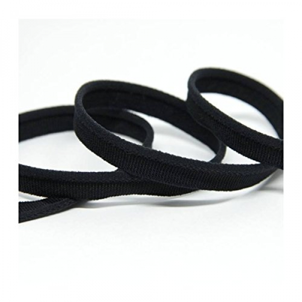 Paspelband elastisch schwarz (1 m)