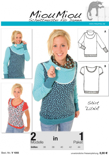 Schnittmuster Luna V 1055