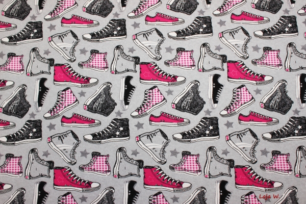 Jersey Turnschuhe pink (10 cm)