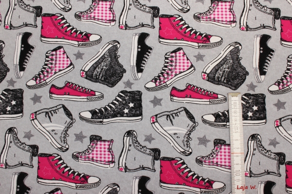 Jersey Turnschuhe pink (10 cm)