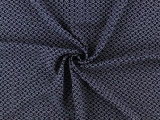 Viskose-Druck Small Drops dunkelblau (10 cm)