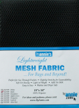 Netzstoff/ Lightweight Mesh Fabric by Annie's schwarz