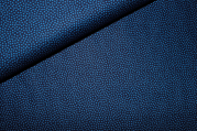 Baumwollstoff Dotty dunkelblau (10 cm)