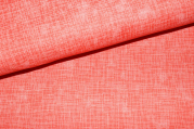 Designerbaumwolle Quilters Linen koralle  (10 cm)