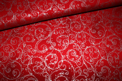Designer-Baumwollstoff Holiday Flourish (10 cm)