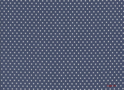 Stretch- Jersey Pünktchen jeansblau (10 cm)