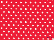 Stretch- Jersey Sterne rot (10 cm)